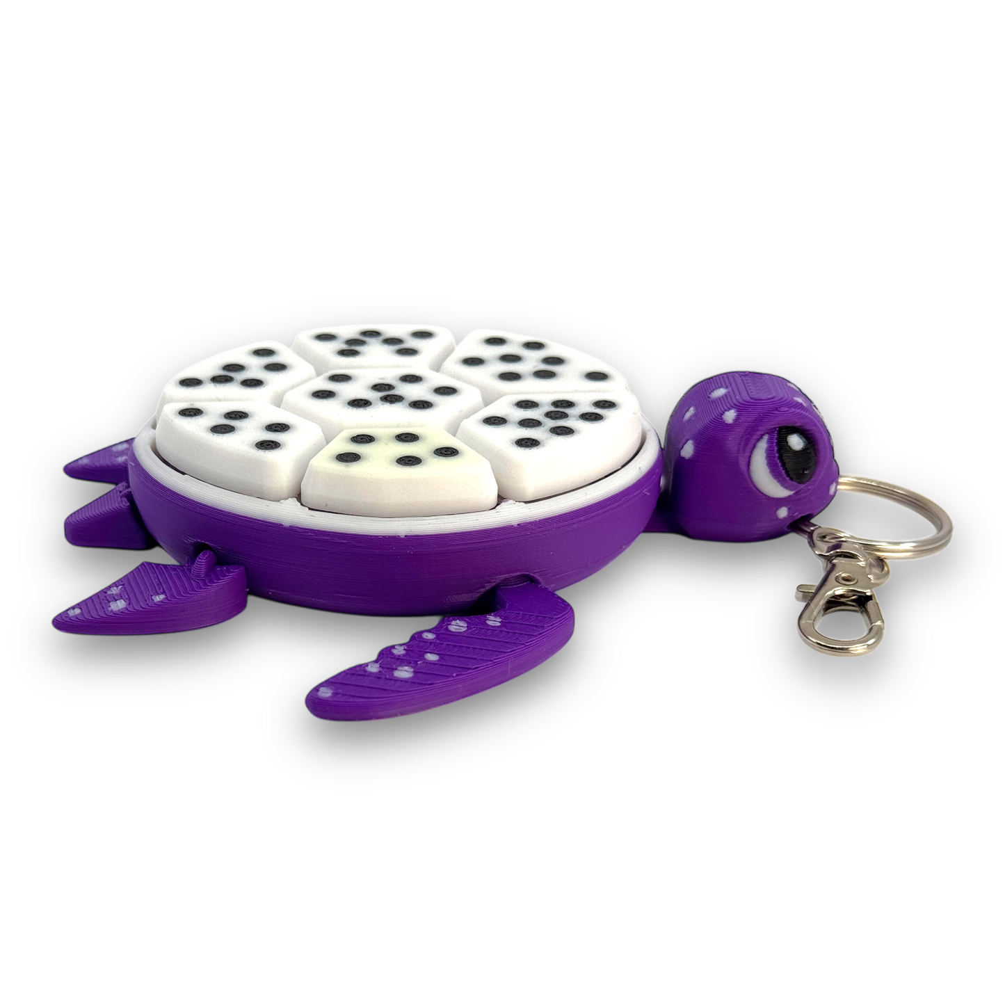 Purple Dragon Fruit Turtle Fidget Clicker