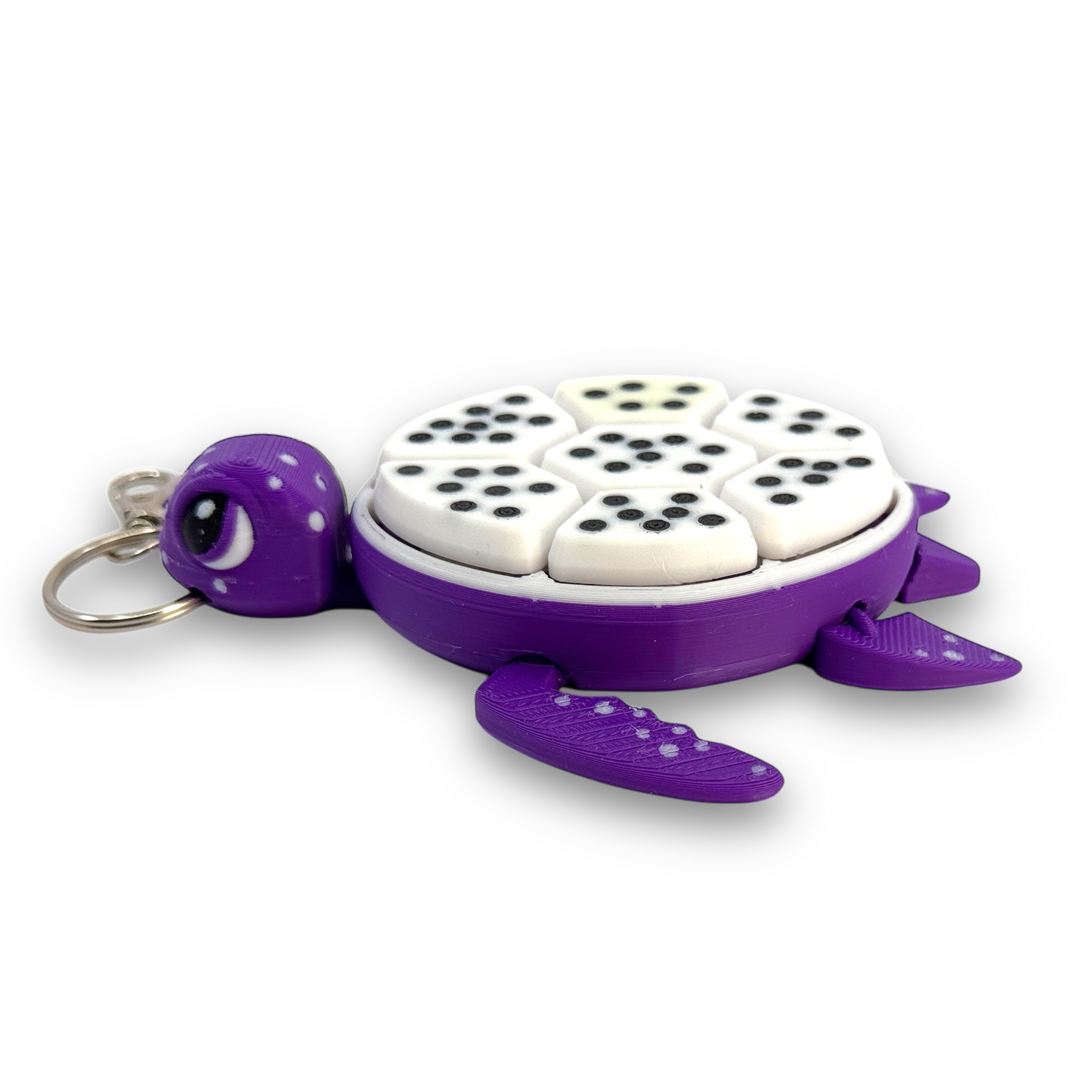 Purple Dragon Fruit Turtle Fidget Clicker
