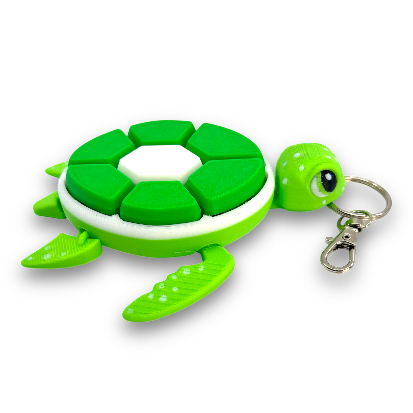 Lime Turtle Fidget Clicker