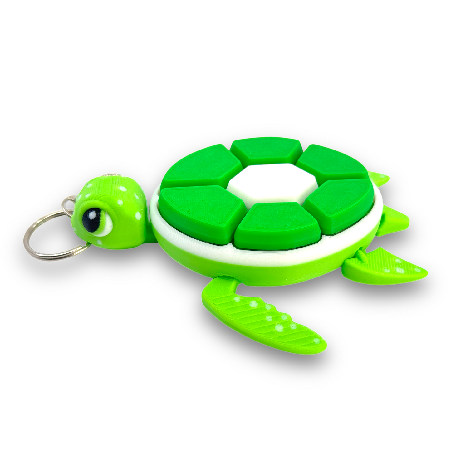 Lime Turtle Fidget Clicker