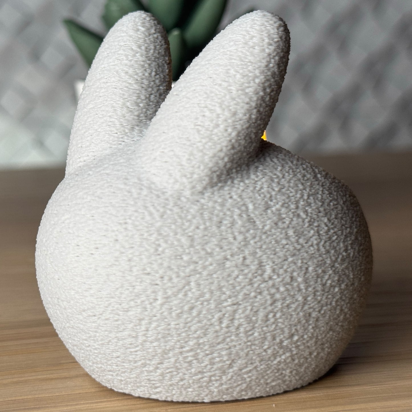 Bunny Tealight Candle Holder (Soft Grey)