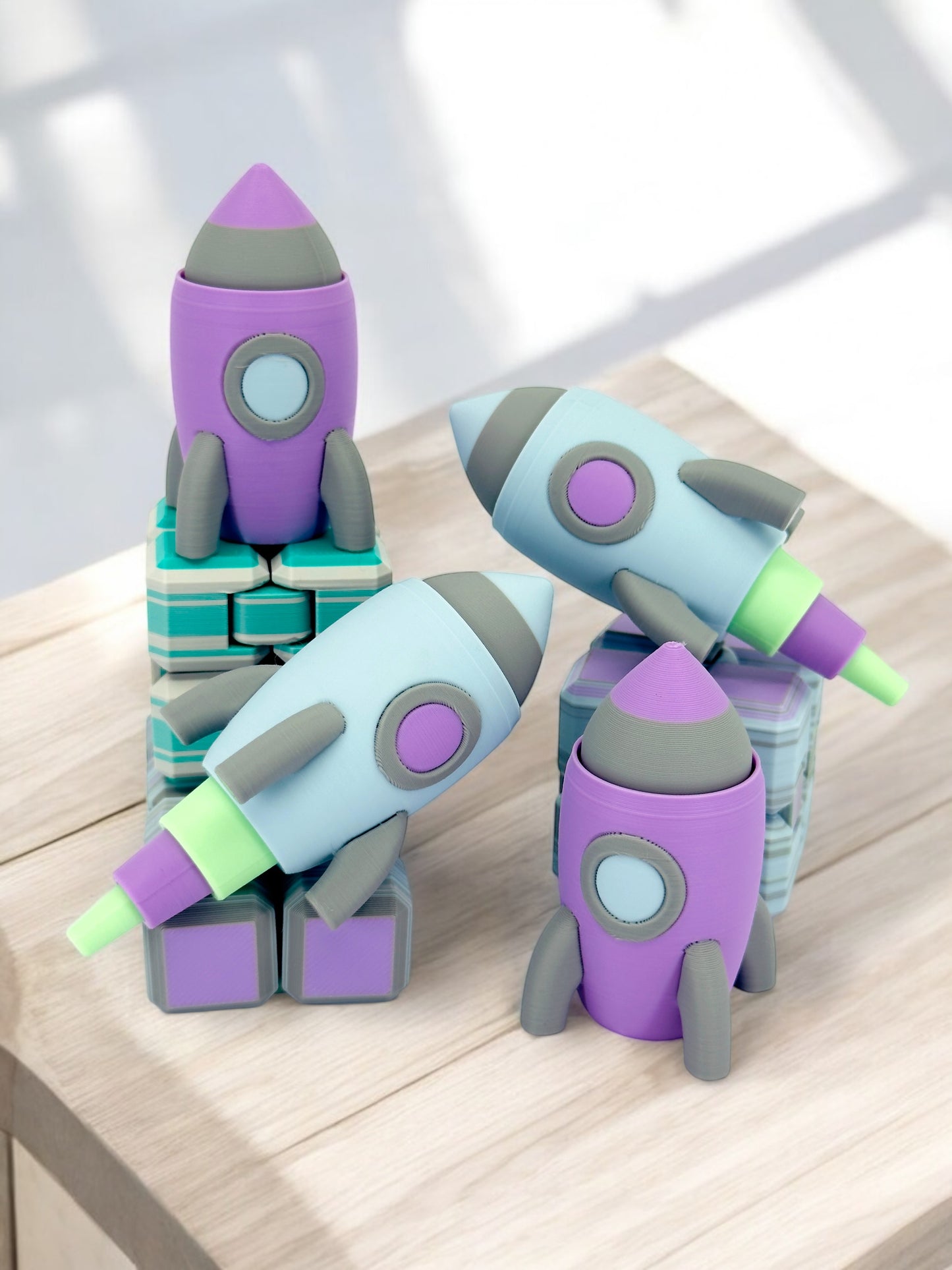Surprise Purple Rocket Fidget