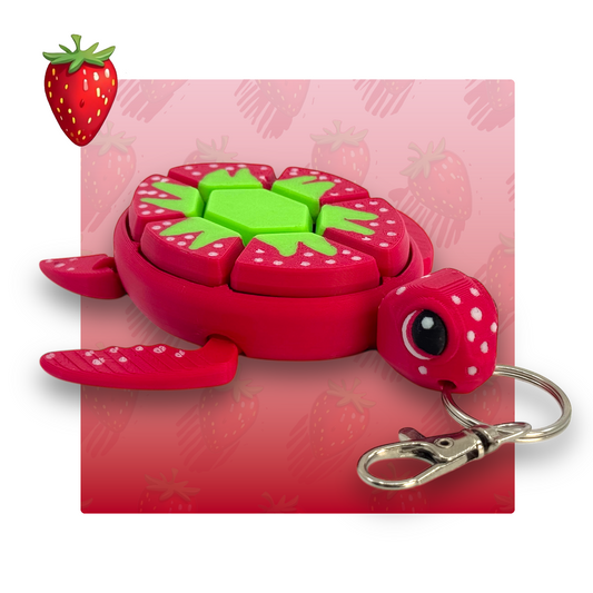 Strawberry Turtle Fidget Clicker