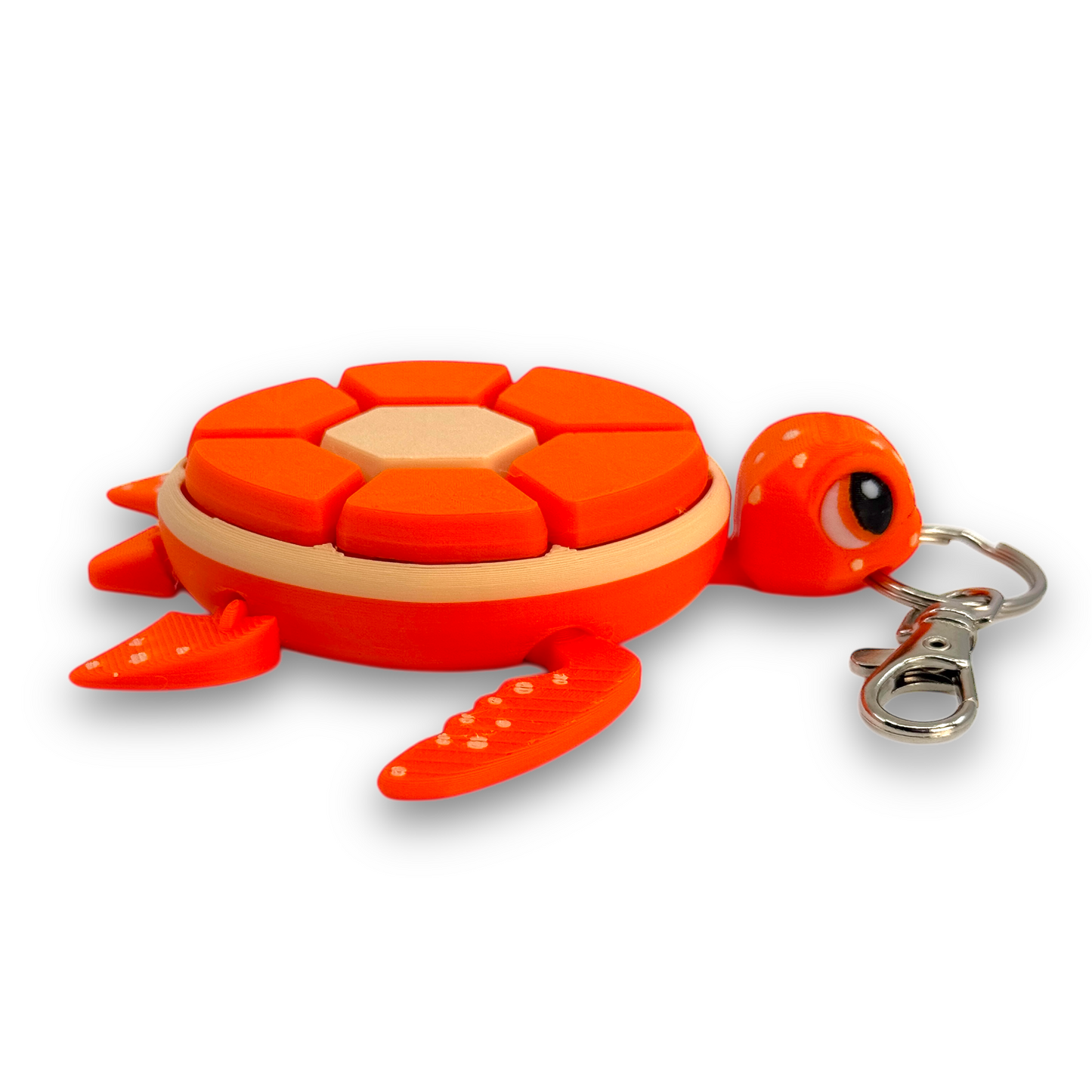 Orange Turtle Fidget Clicker