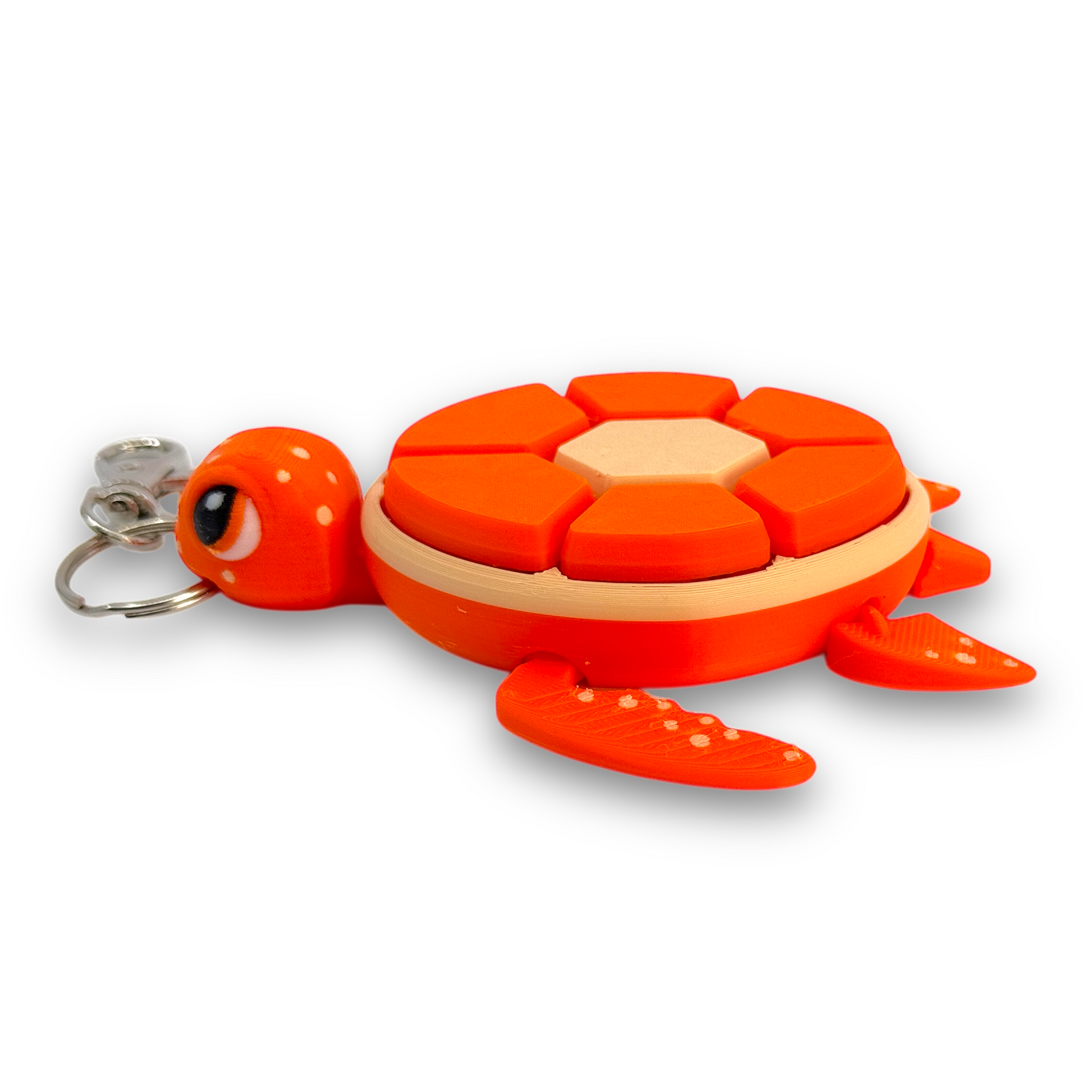 Orange Turtle Fidget Clicker