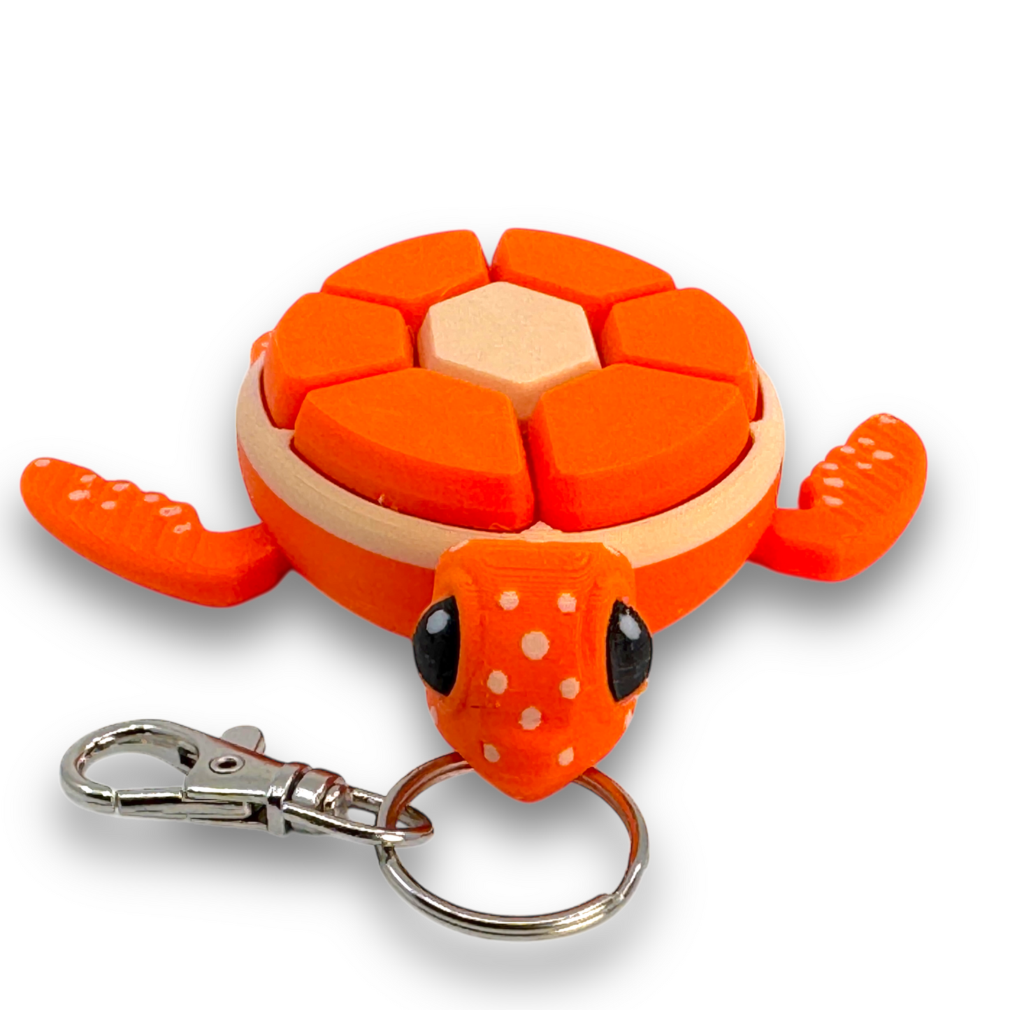 Orange Turtle Fidget Clicker