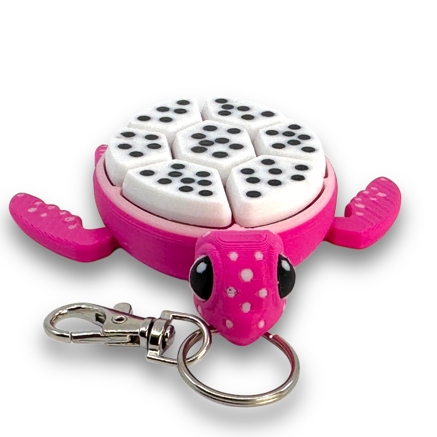 Pink Dragon Fruit Turtle Fidget Clicker