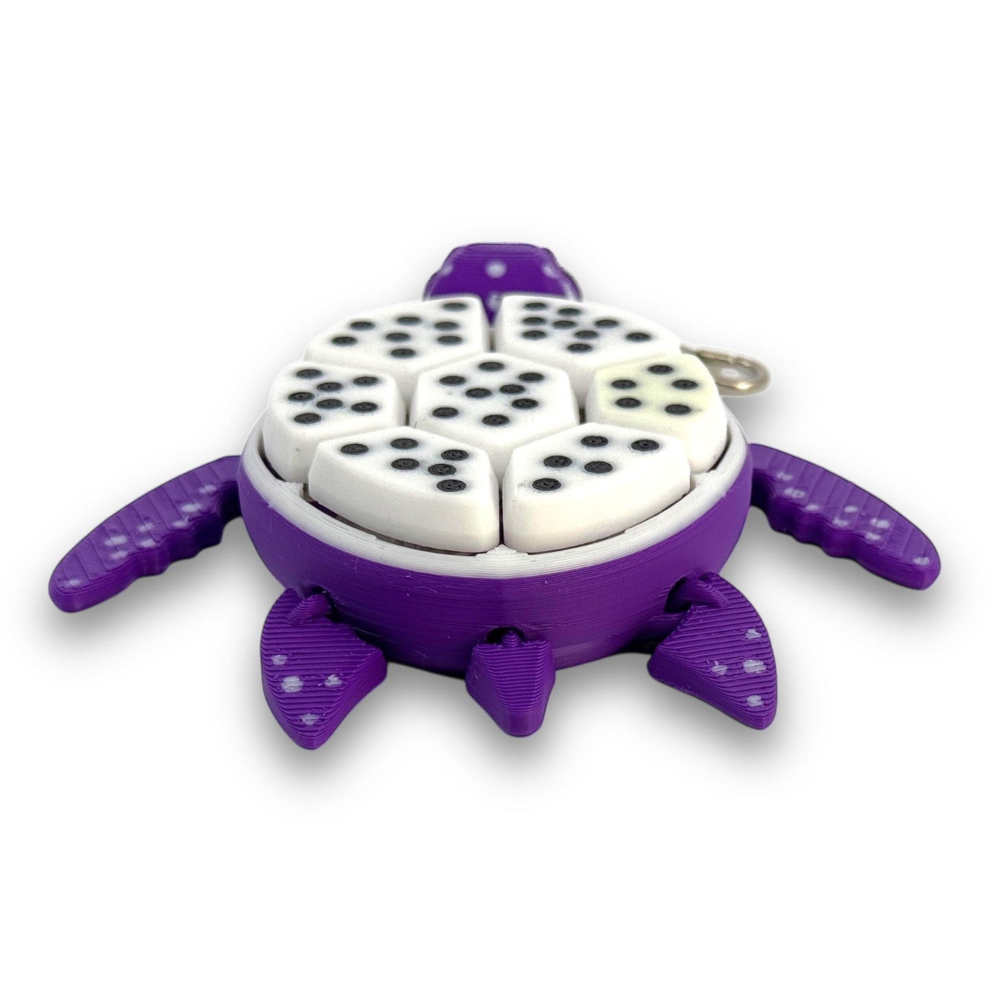 Purple Dragon Fruit Turtle Fidget Clicker