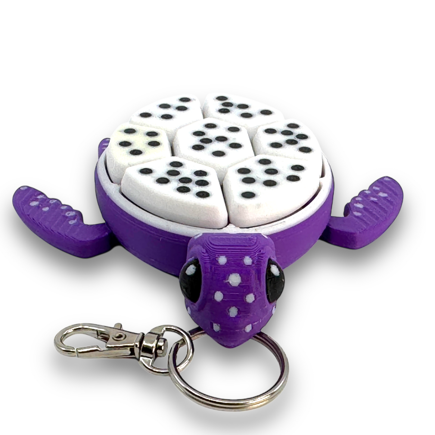 Purple Dragon Fruit Turtle Fidget Clicker