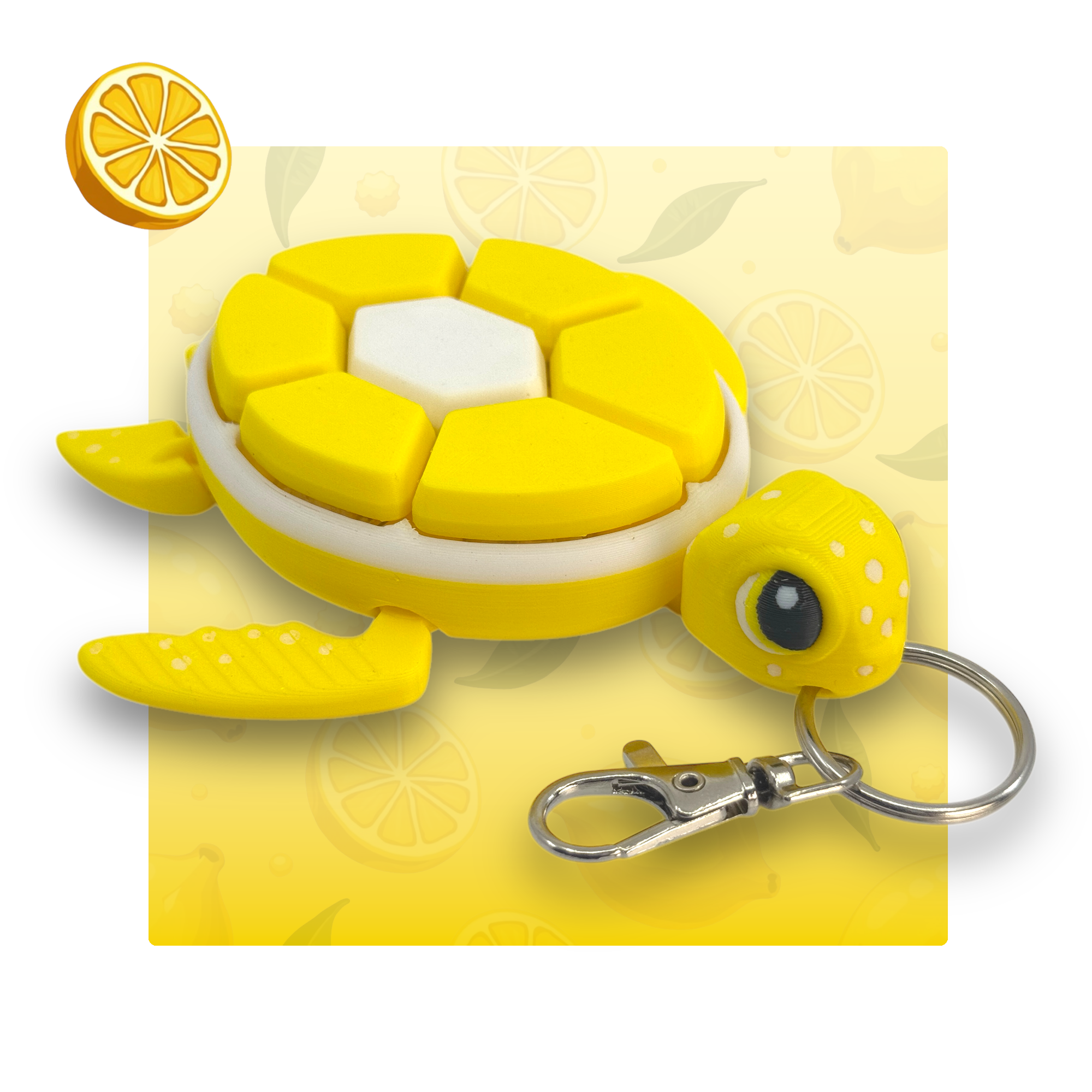 Lemon Turtle Fidget Clicker | Fun Sensory Toys for Kids & Adults – ByOoze