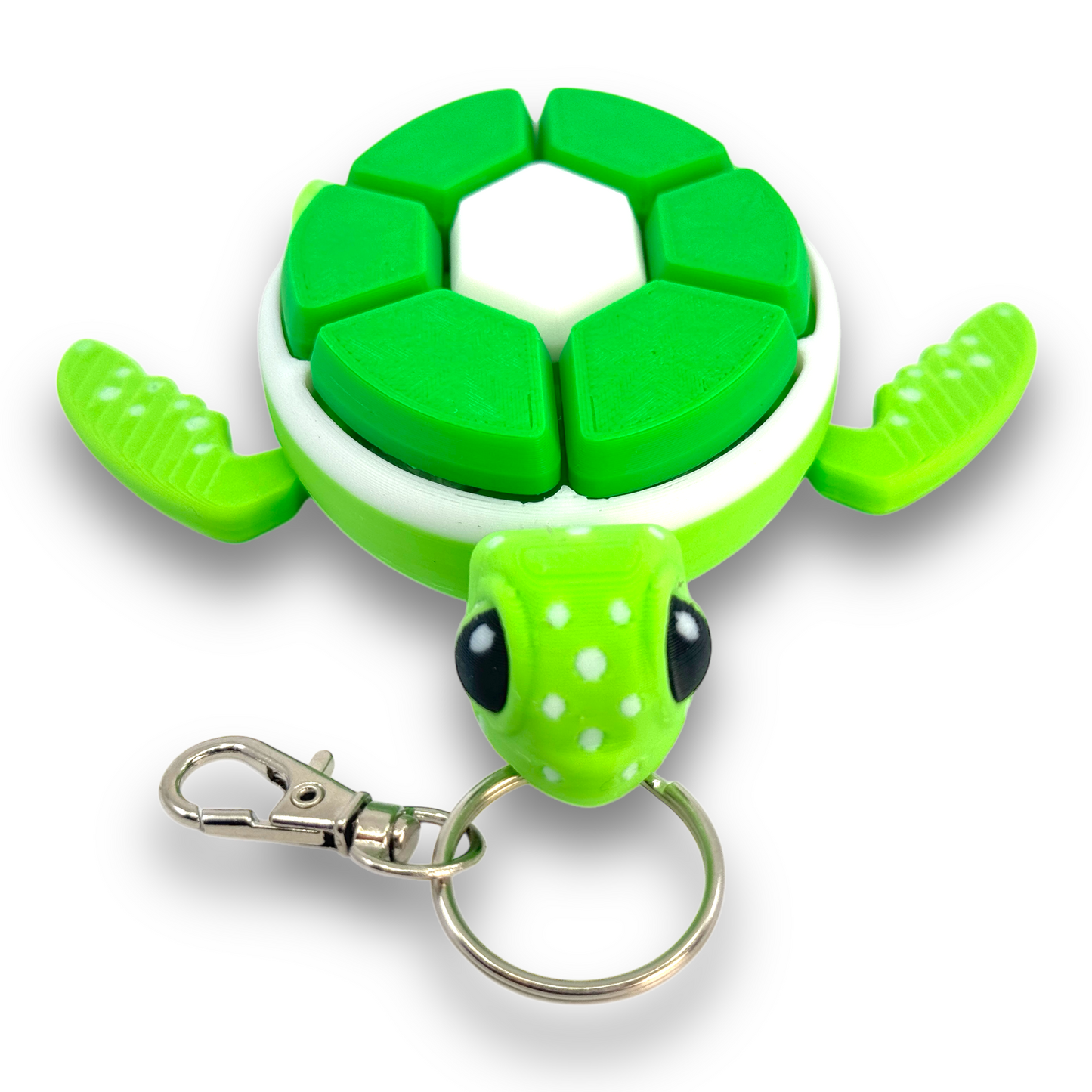 Lime Turtle Fidget Clicker